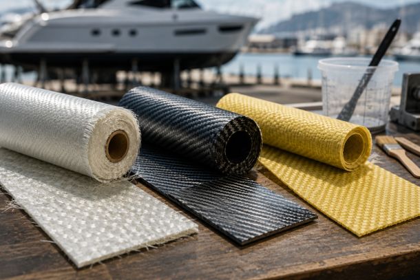 Carbono, Kevlar® o fibra de vidrio: ¿qué material elegir para tu embarcación?