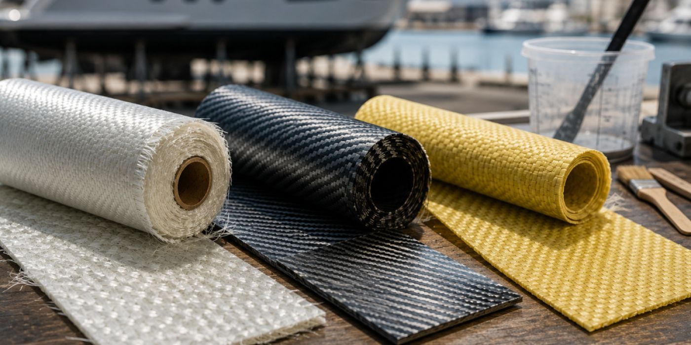 Carbono, Kevlar® o fibra de vidrio: ¿qué material elegir para tu embarcación?